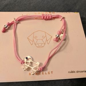 NWT! Cubic Zirconia Puppy Bracelet